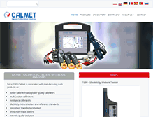 Tablet Screenshot of calmet.com.pl