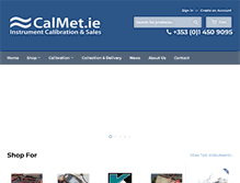 Tablet Screenshot of calmet.ie
