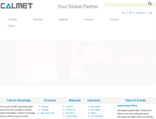 Tablet Screenshot of calmet.com